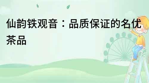 仙韻鐵觀音：品質保證的名優茶品