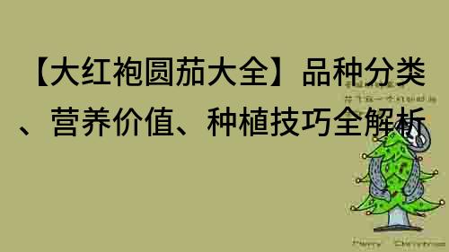 【大紅袍圓茄大全】品種分類、營養(yǎng)價值、種植技巧全解析