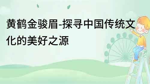 黃鶴金駿眉-探尋中國傳統文化的美好之源
