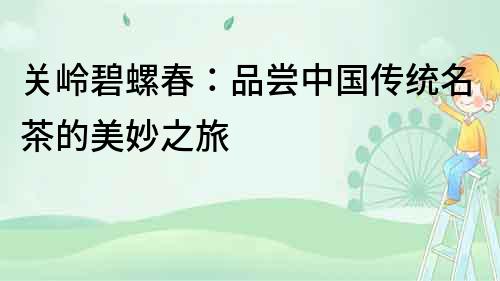 關(guān)嶺碧螺春：品嘗中國傳統(tǒng)名茶的美妙之旅