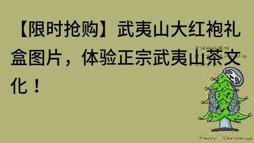 【限時(shí)搶購(gòu)】武夷山大紅袍禮盒圖片，體驗(yàn)正宗武夷山茶文化！