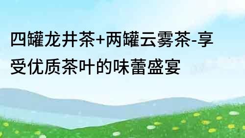 四罐龍井茶+兩罐云霧茶-享受優質茶葉的味蕾盛宴