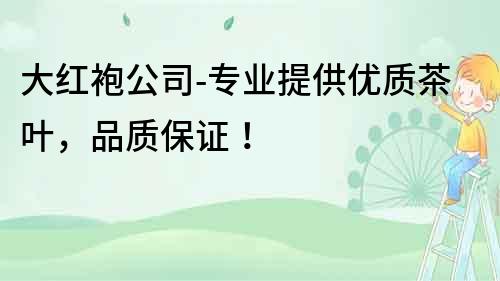 大紅袍公司-專業(yè)提供優(yōu)質(zhì)茶葉，品質(zhì)保證！