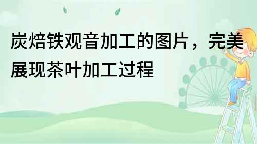 炭焙鐵觀音加工的圖片，完美展現茶葉加工過程