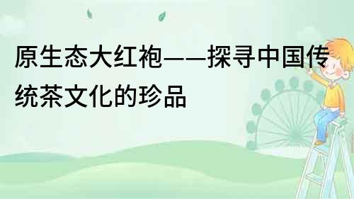 原生態(tài)大紅袍——探尋中國(guó)傳統(tǒng)茶文化的珍品