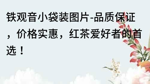 鐵觀音小袋裝圖片-品質保證，價格實惠，紅茶愛好者的首選！