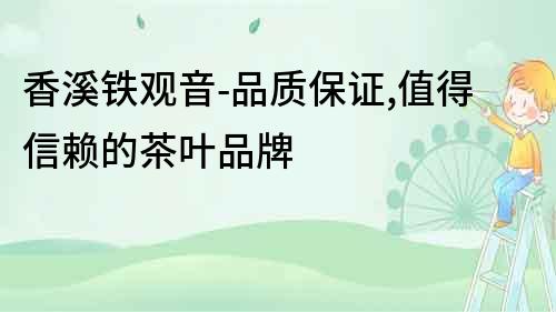 香溪鐵觀音-品質保證,值得信賴的茶葉品牌